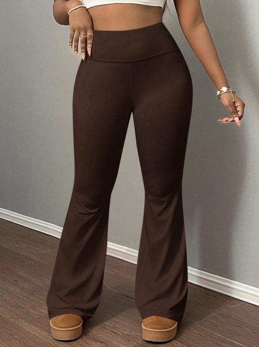 Bear Brown High Waist Yoga Pants